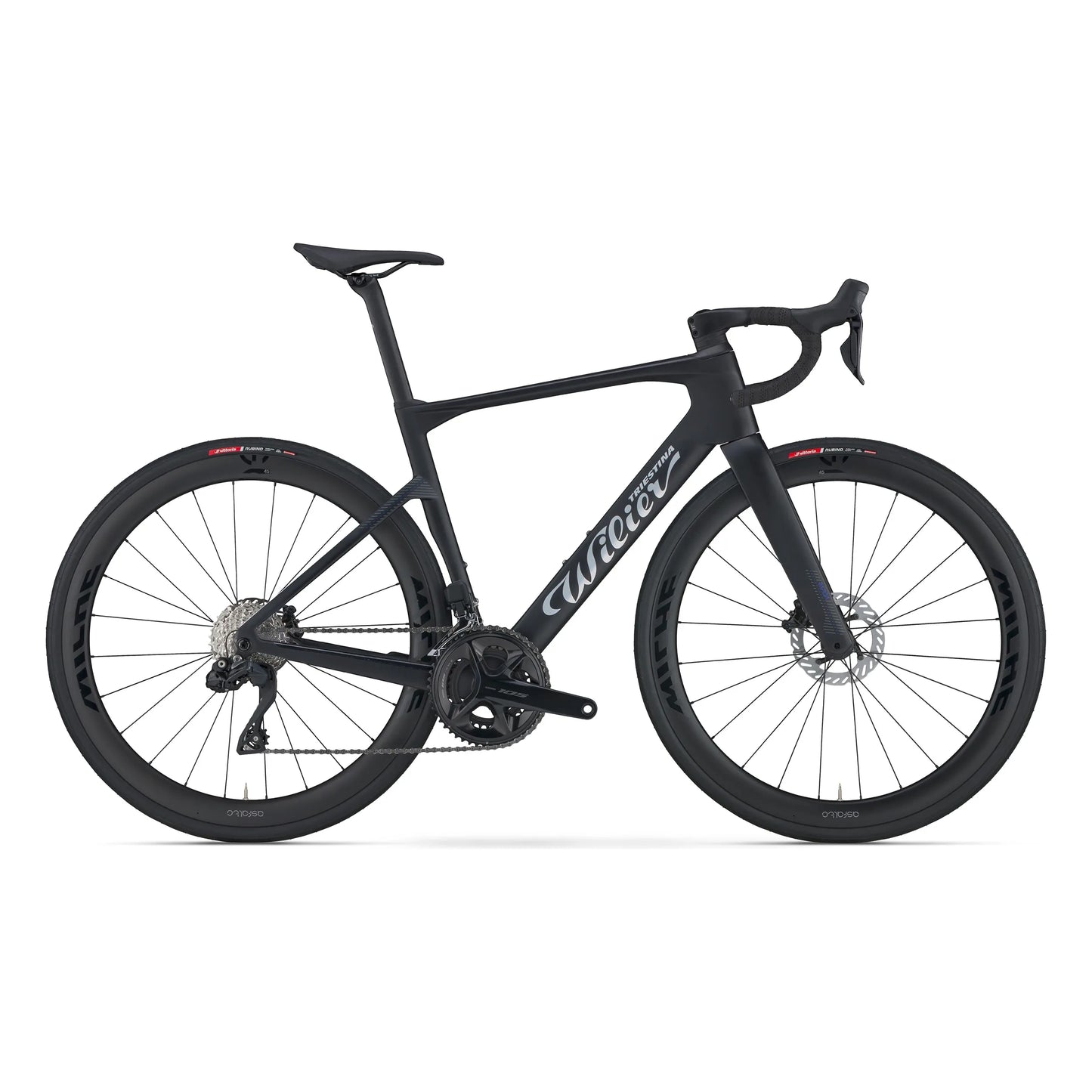 Wilier Rapida 105 Di2 Bike - Lastlight Black Matte