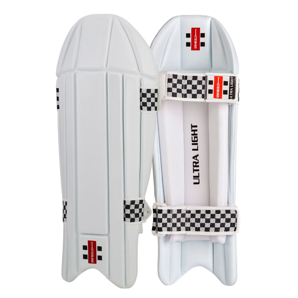 Gray-Nicolls Ultra Light Wicket Keeping Leg Guards - White