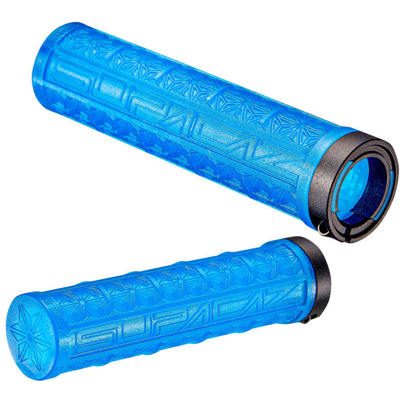 Supacaz Grips Grizips - Neon Blue