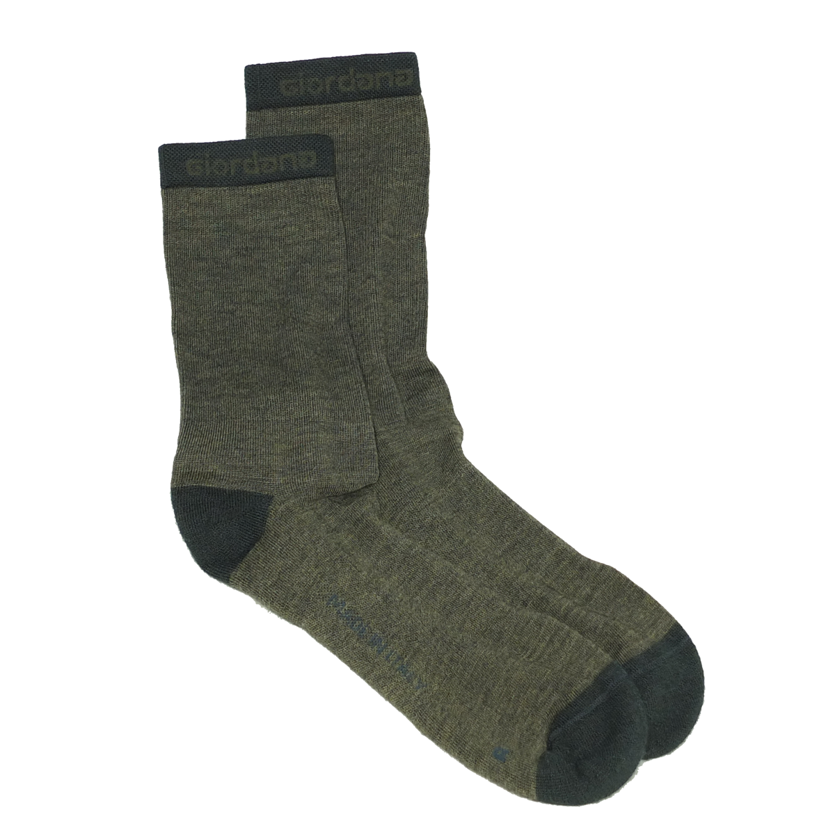 Giordana Tall Merino Socks - Olive Green