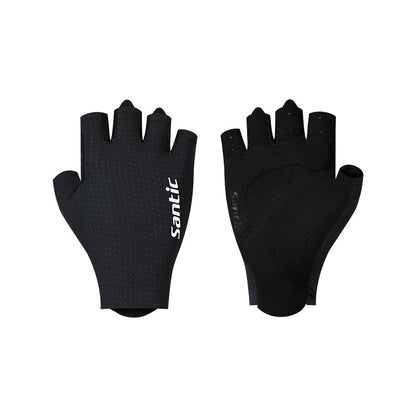 Santic Dodd Fingerless Gloves - Black