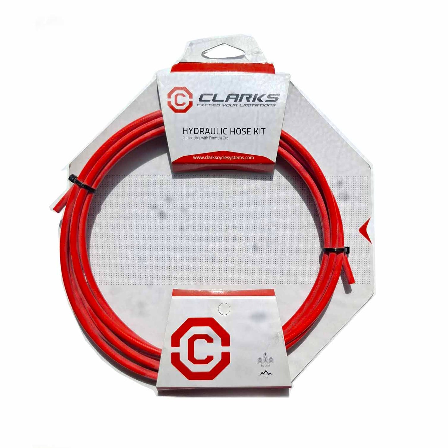 Clarks Hydraulic Hose for Shimano 3 Metre - Red