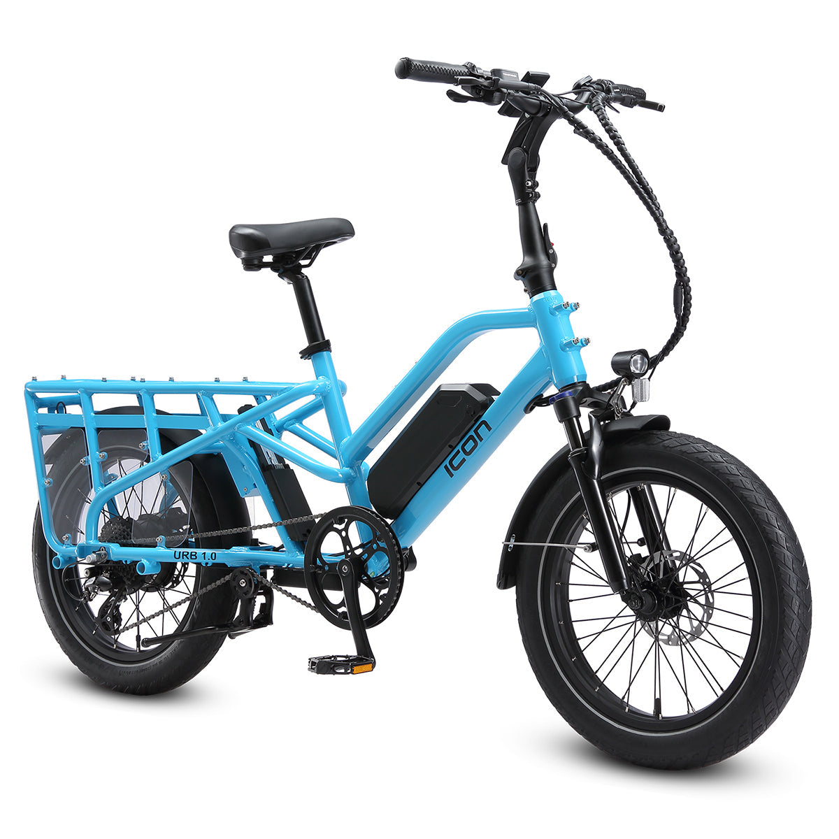 Icon URB 1.0 Cargo E-Bike - Power Blue