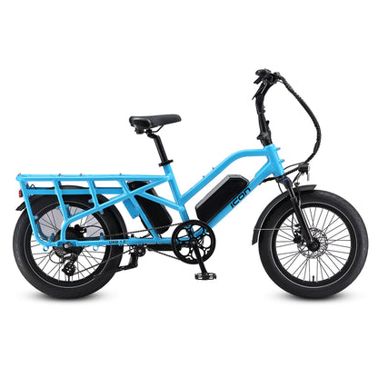 Icon URB 1.0 Cargo E-Bike - Power Blue