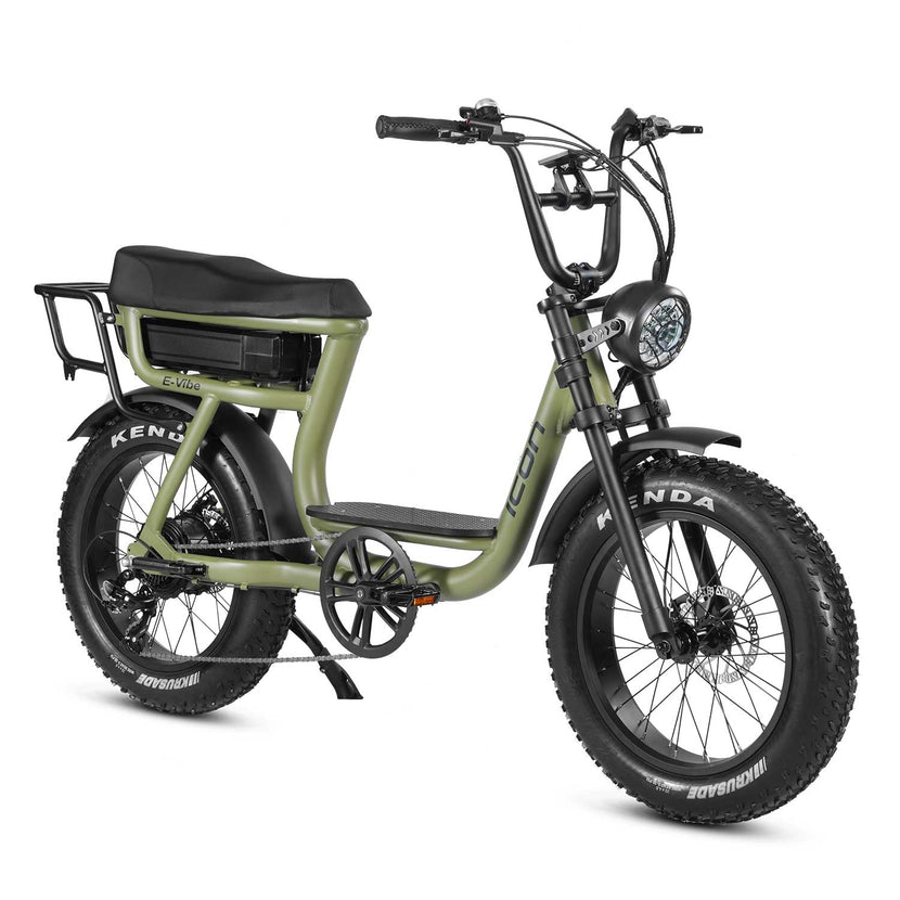 Icon E-Vibe E-Bike - Army Green