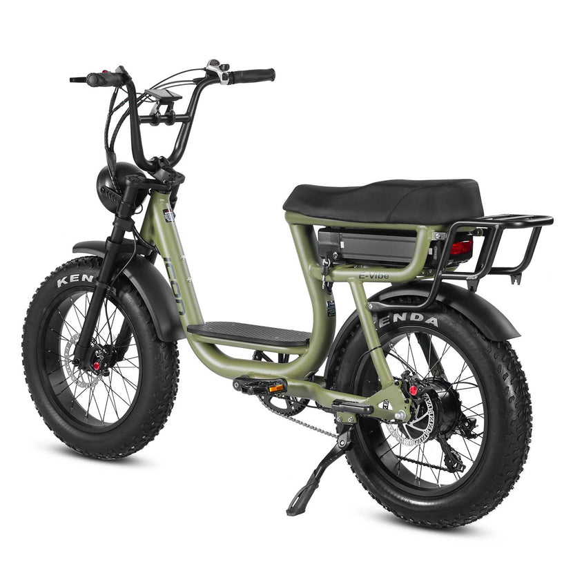 Icon E-Vibe E-Bike - Army Green