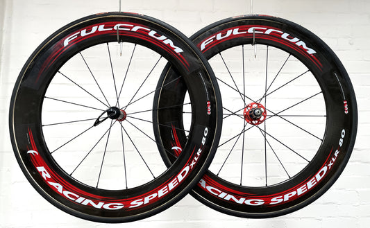 Fulcrum Racing Speed XLR 80 Wheelset - Black/Red