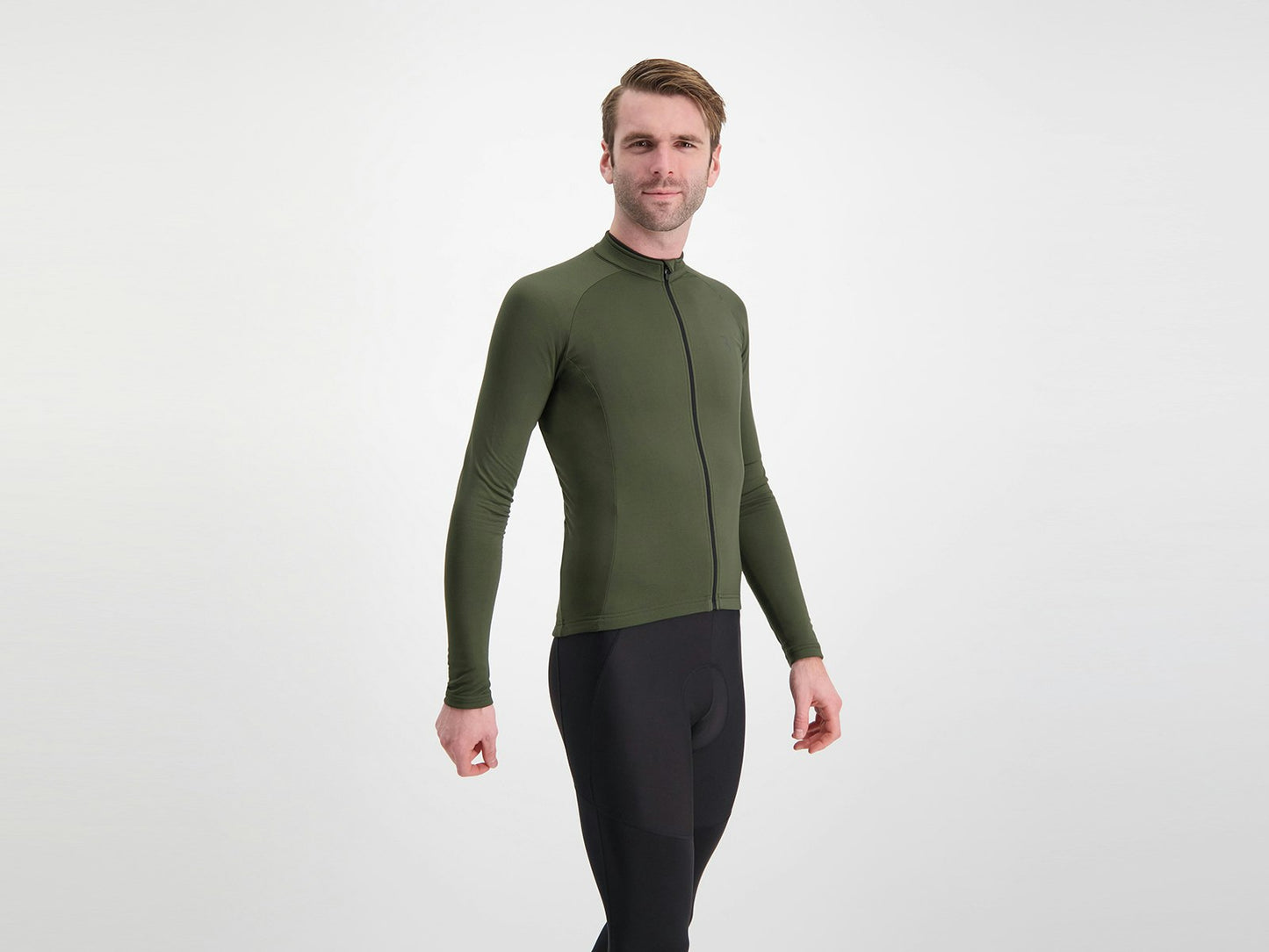 BBB Transition Long-Sleeve Jersey - Olive Green