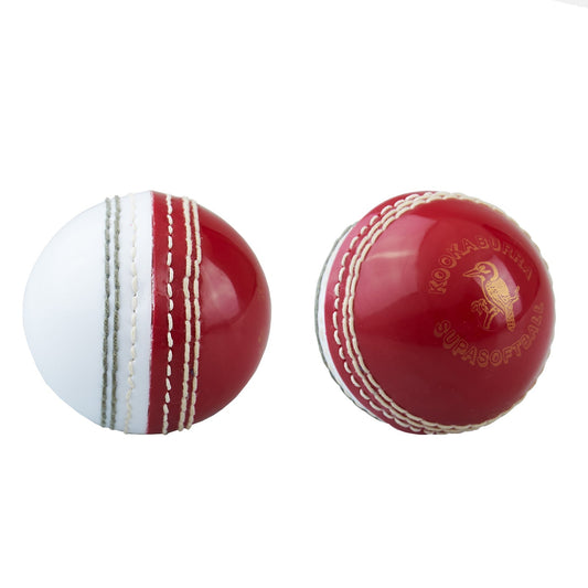 Kookaburra Super Softaball - Red/White - Junior