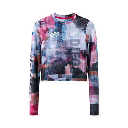 Santic Difos Women's Nia Crop Tech Tee - Pink