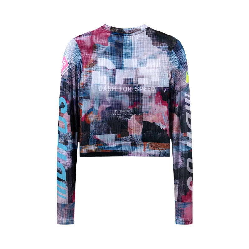 Santic Difos Women's Nia Crop Tech Tee - Pink