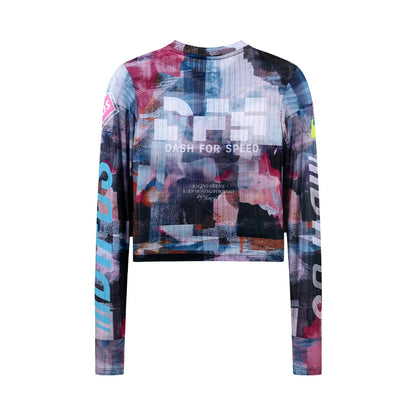 Santic Difos Women's Nia Crop Tech Tee - Pink