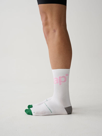 MAAP Training Sock - Wht/Orchid