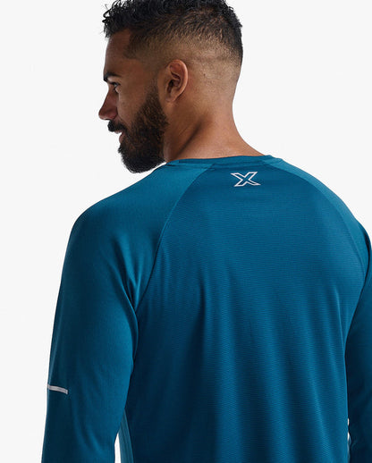 2XU Aero Long Sleeve Jersey - Blue