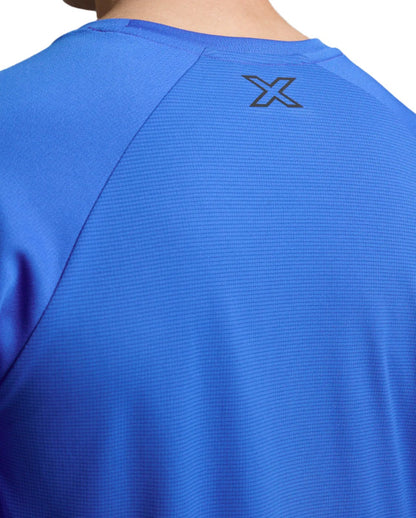 2XU Men's Aero Long Sleeve - Blue