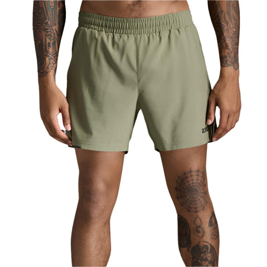 2XU Aero 5 Inch Shorts - Green