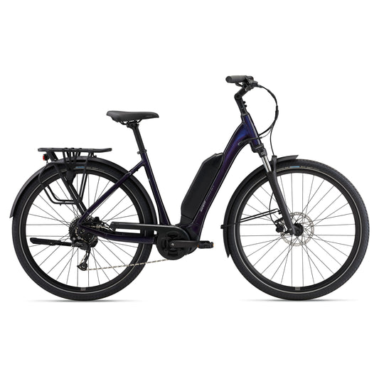 Giant Expression E+ E-Bike - Black Currant