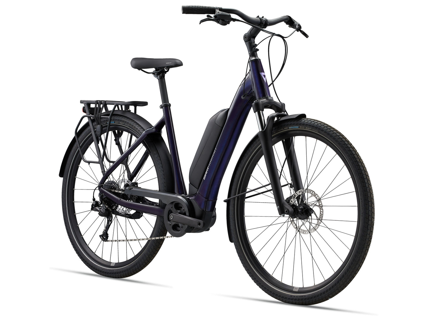 Giant Expression E+ E-Bike - Black Currant