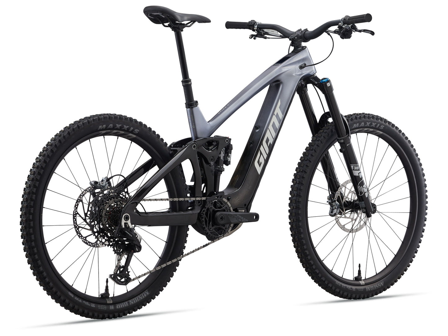 Giant 2026 Reign Advanced E+1 E-MTB - Mercury Carbon Smoke