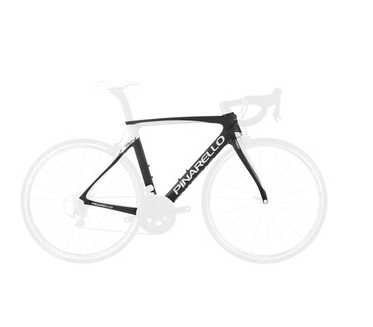 Pinarello Gan S Rimbrake Frameset - 241 Matte Black / Gloss White