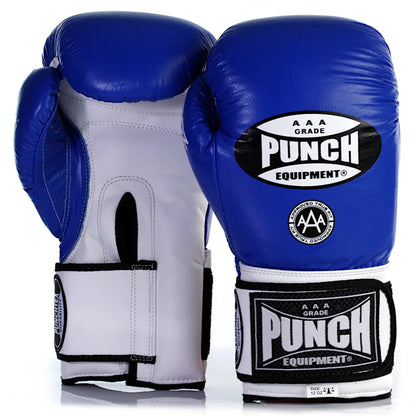 Punch Trophy Getters Boxing Gloves - Blue/White