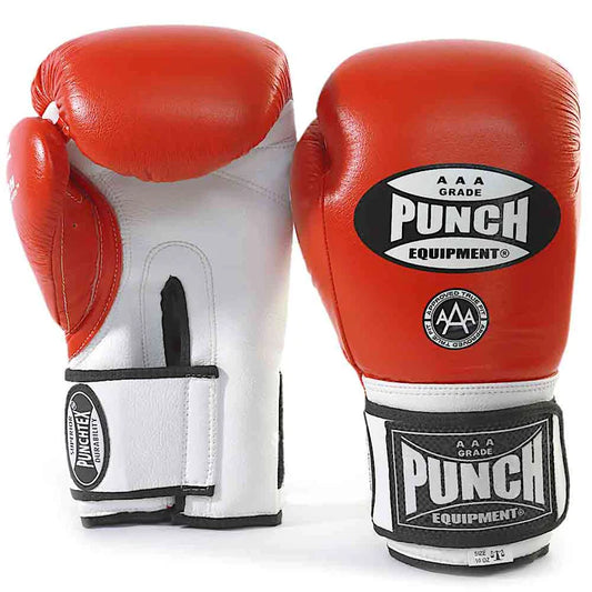 Punch Trophy Getters Boxing Gloves - Red/White
