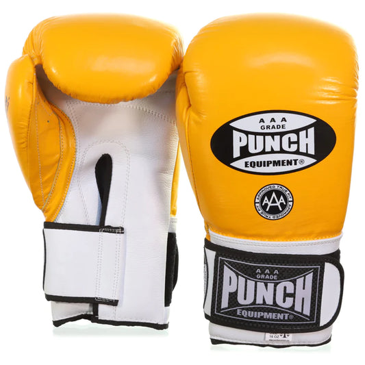 Punch Trophy Getters Boxing Glove - Yellow/White