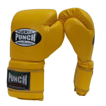 Punch Mexican Fuerte Elite Boxing Gloves - Yellow