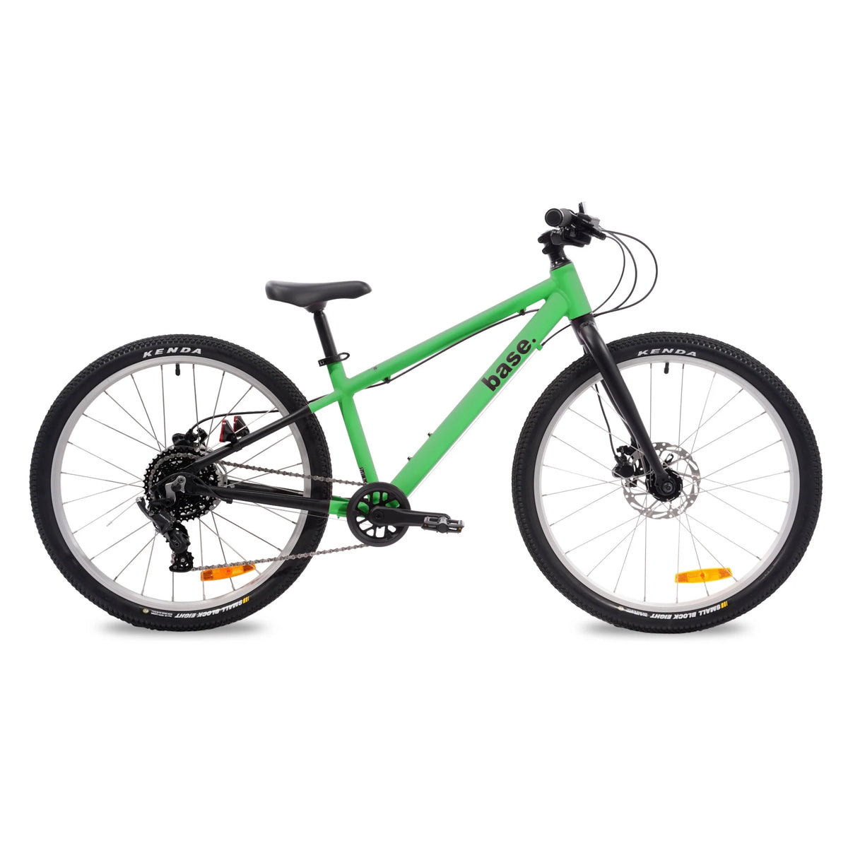 Base Bikes Lightweight 24" Kids Bike - Matte Green
