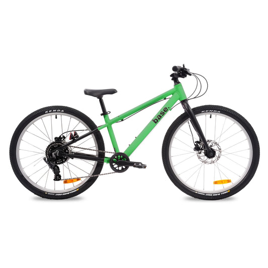 Base Bikes Lightweight 24" Kids Bike - Matte Green