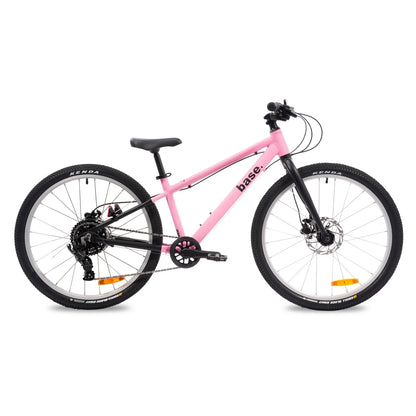Base Bikes Lightweight 24" Kids Bike - Matte Pink