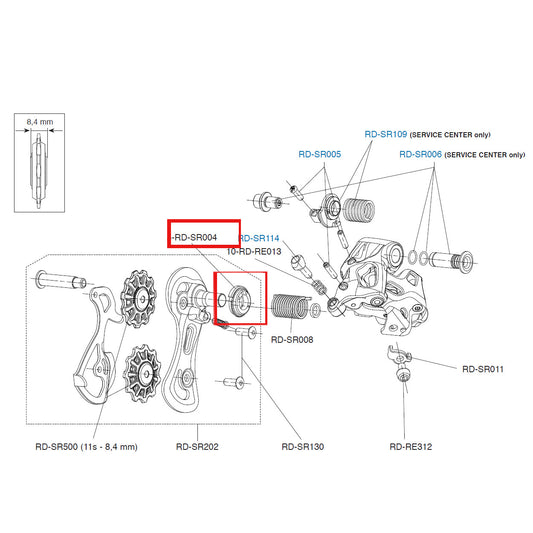 Campagnolo Genuine Spare Part RD-SR004