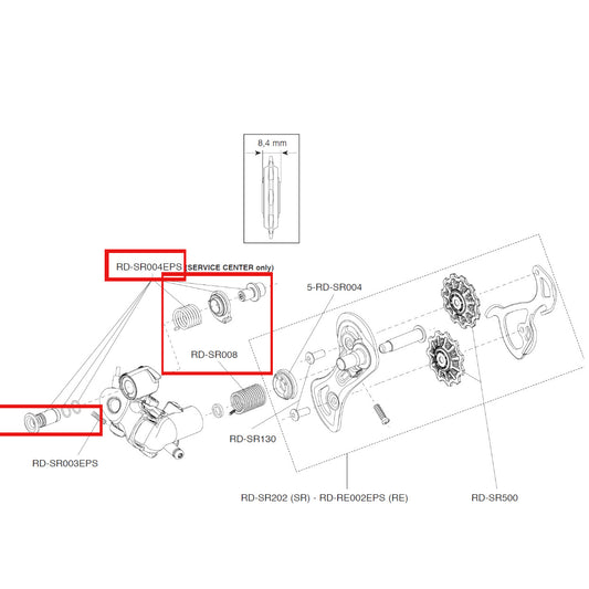 Campagnolo Genuine Spare Part RD-SR004EPS