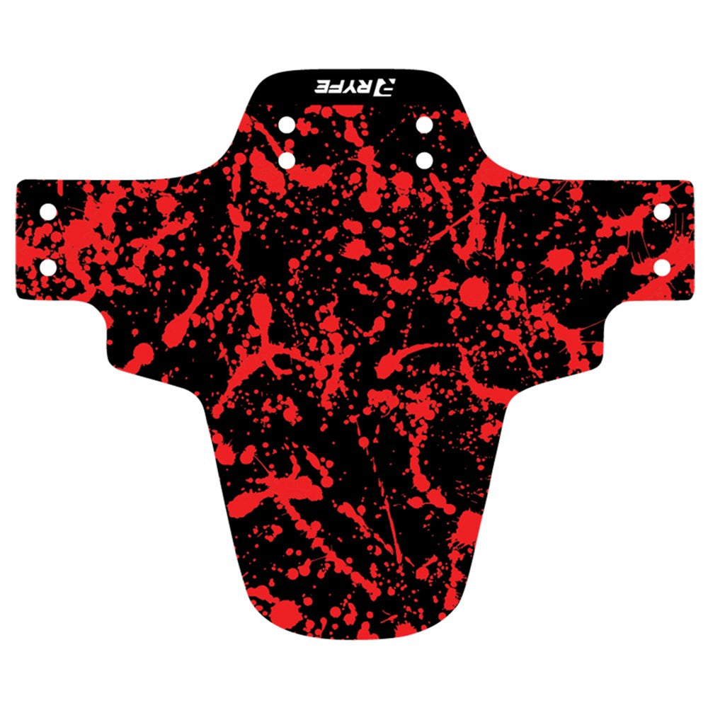 Ryfe MTB Mud Guard - Splatter Red