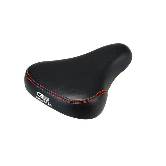 Rex Junior Saddle - Black / Red