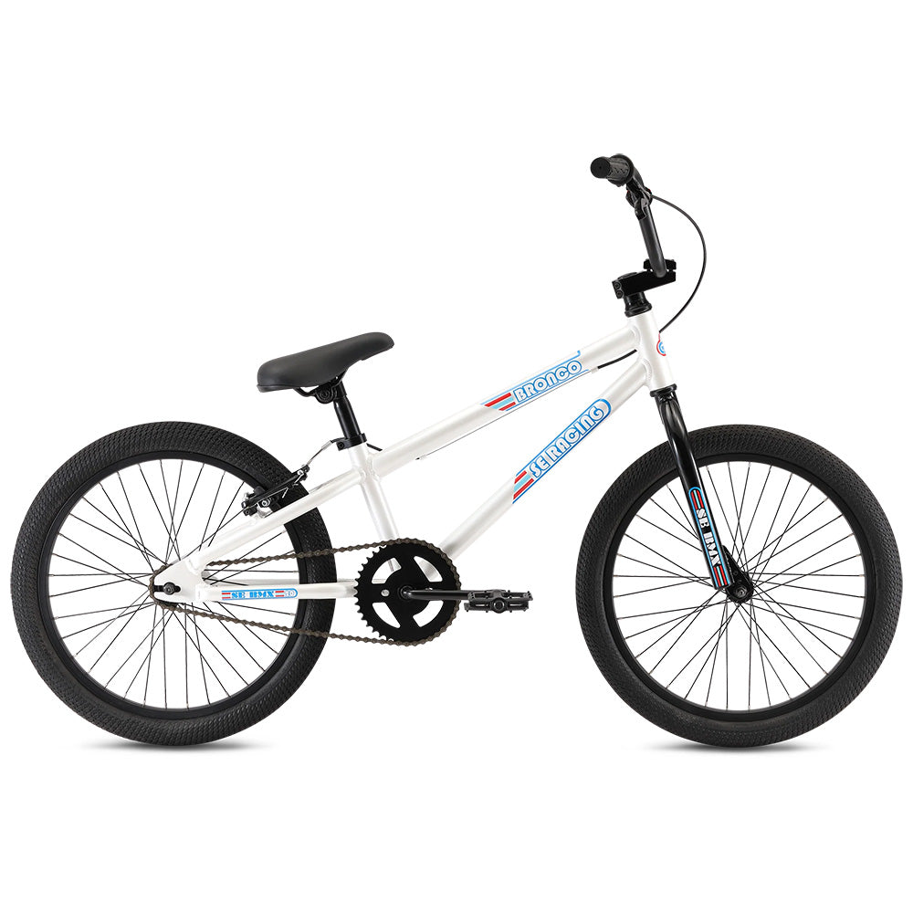 SE Bikes Bronco 20" BMX - White
