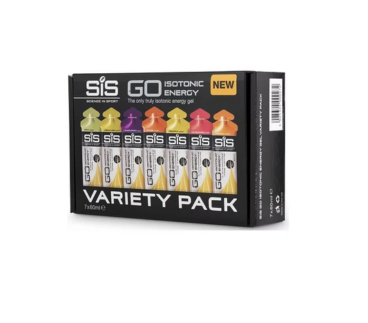 SIS Go Plus Isotonic Energy Gel Pack - 7 flavours