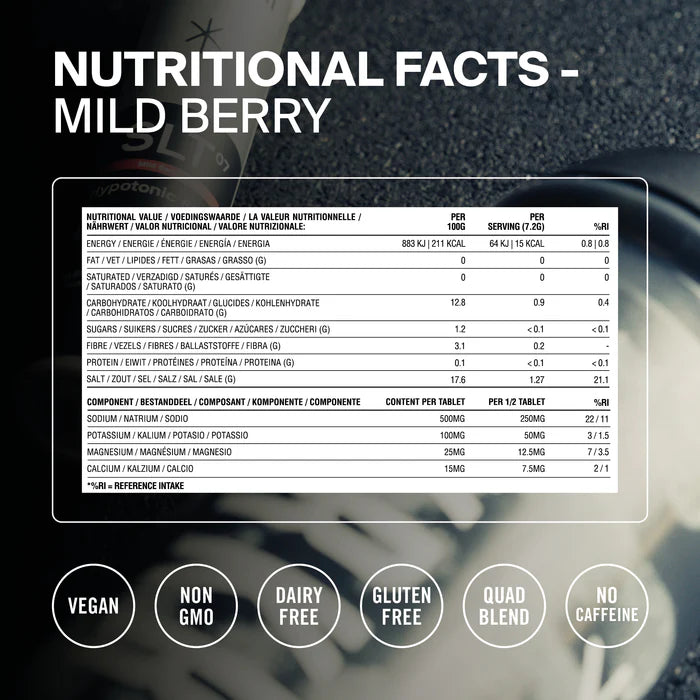 Styrkr SLT07 1000mg Hydration Tablets - Mild Berry