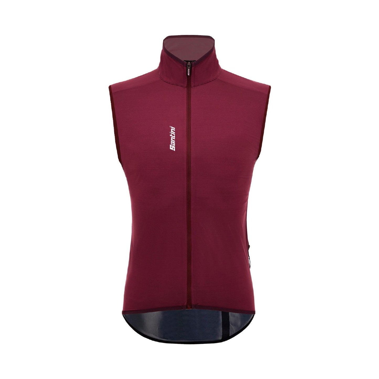 Santini Magic Packable Rain Vest - Burgundy