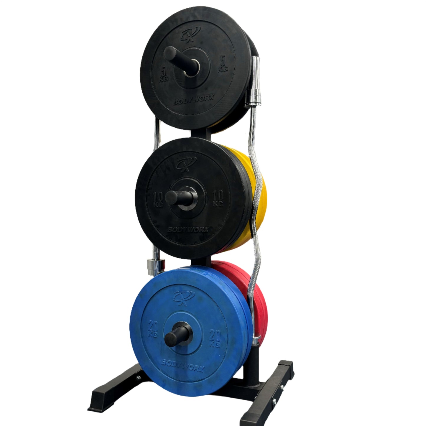 Bodyworx Barbell + Bumper Plate Kit