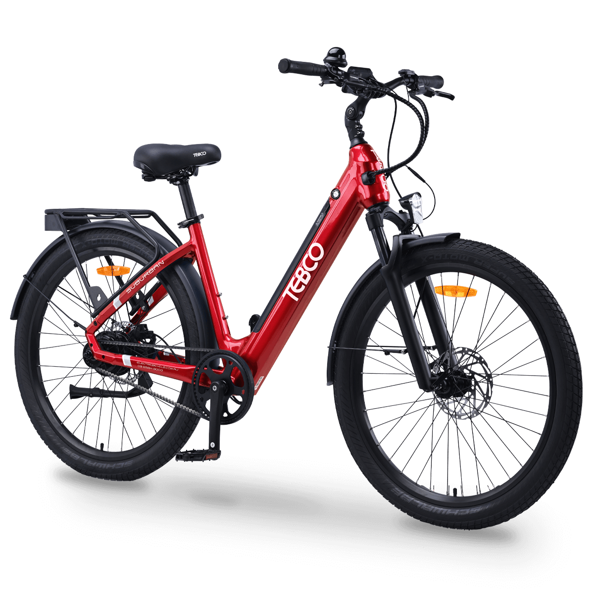 Tebco Suburban E-Bike - Cherry Red