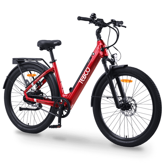 Tebco Suburban E-Bike - Cherry Red