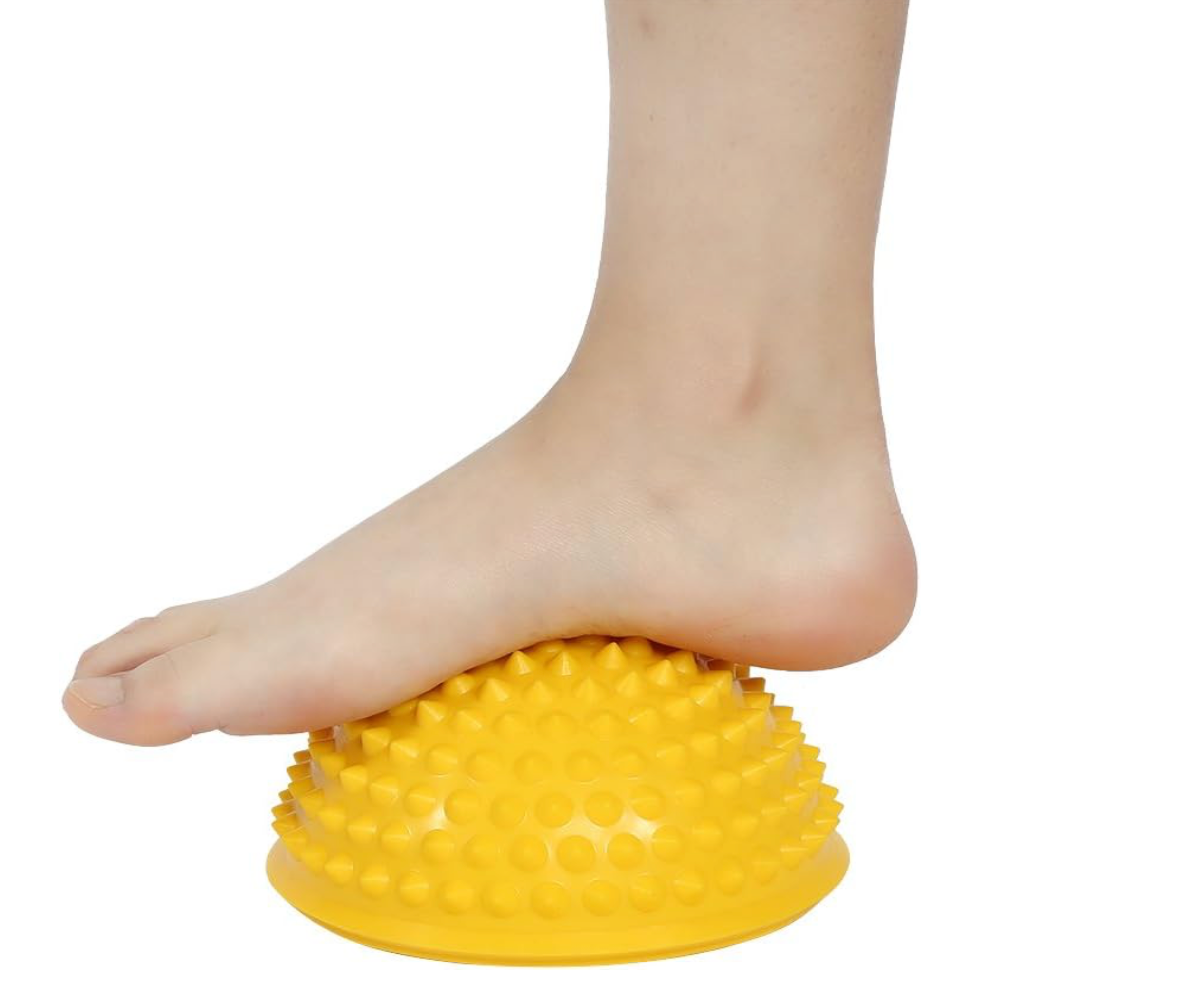 Spiky Massage Half Ball Yellow