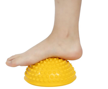 Spiky Massage Half Ball Yellow