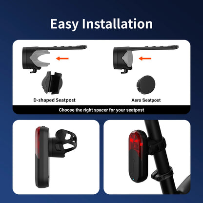 Coospo Smart Radar Tail Light