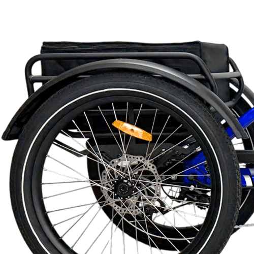Tebco Transporter Folding Electric Trike - Cobalt Blue