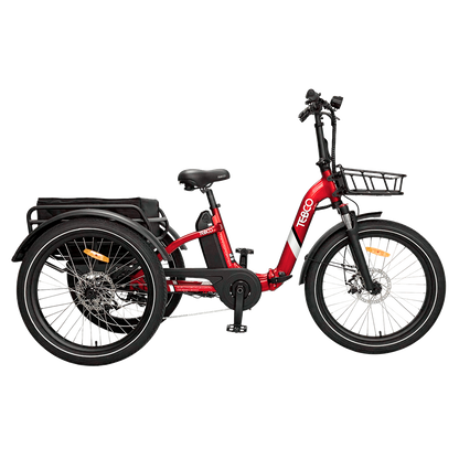 Tebco Transporter Folding Electric Trike - Red