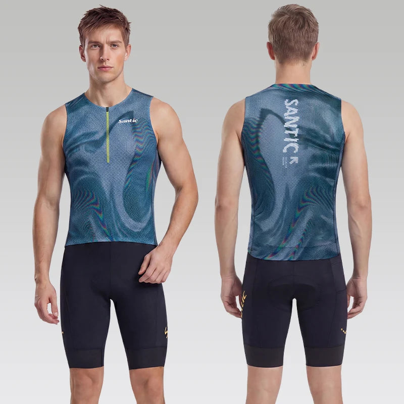 Santic Nilo Sleeveless Baselayer - Grey