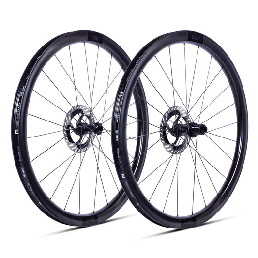 ERE Research Tenaci GA40 Aero Gravel Disc Wheelset - Matte Black