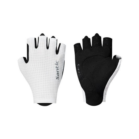 Santic Dodd Fingerless Gloves - White
